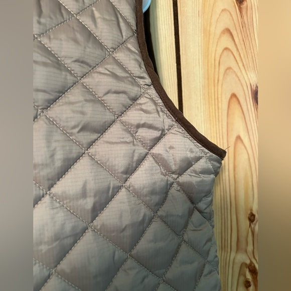 Southern Marsh Women’s Quilt Vest Burnt Taupe Size M Logo Full Zip Pockets Light - Picture 15 of 15